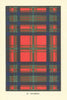 Matheson tartan print — Scotland Scottish clans families 1938 old