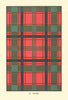 Munro tartan print — Scotland Scottish clans families 1938 old vintage