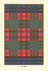Ross tartan print — Scotland Scottish clans families 1938 old vintage
