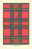 Stewart or Royal tartan print — Scotland Scottish clans families 1938