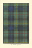 Stewart, Hunting tartan print — Scotland Scottish clans families 1938