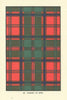 Stewart of Appin tartan print — Scotland Scottish clans families 1938