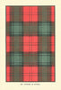 Stewart of Atholl tartan print — Scotland Scottish clans families 1938