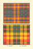 Jacobite—Strathearn tartan print — Scotland Scottish clans families 1938