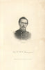 Confederate General P.G.T. Beauregard—American Civil War—antique print 1863