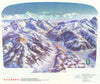 Kitzbühel—panoramic ski trail/piste bird's eye view map—Heinrich Berann 1959