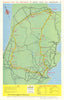 Lucas—Map of the T.T. Course—Isle of Man motorsport circuit flyer 1962 old