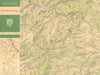 Der Nürburgring—Sonderkarte—Nordschleife—Motorsport circuit relief map 1969
