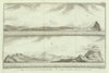 Prospect der… Küste—Coasts of Gibraltar & Ceuta—Niebuhr/Baurenfeind 1773 map