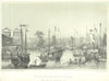 The English Factories at Canton—Guangzhou—Clayton/Giles China lithograph c1845