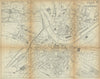 DRESDEN antique town plan city map. Germany. BRADSHAW 1902 old