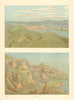 Prairie bluffs above the Poncas—Nebraska—South Dakota—Catlin 1841 (1892) print