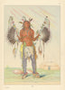 Native Americans—Old Bear, medicine man—North Dakota—Mandan—Catlin 1841 (1892)