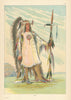 Native Americans—Four Bears, Mandan chief—North Dakota—Catlin 1841 (1892)