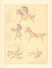 Native Americans—4 Bears robe—battle scenes—N. Dakota—Mandan—Catlin 1841 (1892)