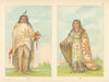 Native Americans—He Who Strikes—Sweet-scented Grass—Arikara—Catlin 1841 (1892)