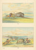 Native Americans—Buffalo chase—arrow—lance—lasso—Great Plains—Catlin 1841 (1892)