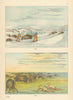 Native Americans—Buffalo hunt in snow—wolfskin disguise—Great Plains 1841 (1892)