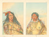 Native Americans—Wolf on the Hill—Cheyenne woman—Great Plains—Catlin 1841 (1892)