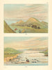 Batiste & Bogard—Buffalo herd crossing the Missouri—Plains—Catlin 1841 (1892)