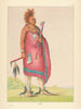 Native Americans—Black Dog—Missouri—Oklahoma—Osage—Catlin 1841 (1892) print