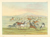 Wild horses at play on the prairie—Texas—Southern Plains—Catlin 1841 (1892)