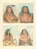 Native Americans—Bow & Quiver—Mountain of Rocks—Comanche—Catlin 1841 (1892)
