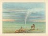 The author & his horse Charley on the prairie—Southern Plains—Catlin 1841 (1892)