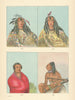 Native Americans—Salish—Nez Perce—Chinook family—Pacific NW—Catlin 1841 (1892)