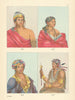 Native Americans—Shawnee chiefs & prophet—Eastern Woodlands—Catlin 1841 (1892)