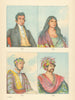 Native Americans—John Ross—Cherokee leaders—Georgia—Oklahoma—Catlin 1841 (1892)