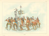 Native Americans—Snow-shoe Dance—Great Lakes—Ojibwe—Catlin 1841 (1892) print