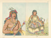 Native Americans—Ottaway—Chippeway woman—Great Lakes—Odawa/Ojibwe 1841 (1892)
