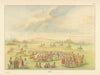Native Americans—Smoking horses—warriors at war—Sauk/Meskwaki—Catlin 1841 (1892)