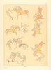 Native Americans—Crow robe decorations—war scenes 1—Plains—Catlin 1841 (1892)