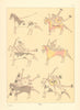 Native Americans—Pawnee robe with war exploits 1—Great Plains—Catlin 1841 (1892)
