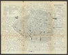 BRUSSELS BRUSSEL BRUXELLES. Antique town plan. City map. Belgium. BRADSHAW 1895
