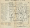 THE HAGUE DEN HAAG 'S-GRAVENHAGE LA HAYE. Town plan. City map. BRADSHAW 1895