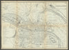 LYONS LYON. Antique town plan. City map. France. BRADSHAW 1895 old