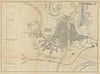 VERONA. Antique town plan. City map. Italy. BRADSHAW 1895 old