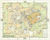 Jerusalem pictorial city plan—1948 Armistice Line—pre 1967 division c1965 map