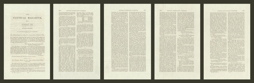 Falkland Islands—HMS Clio reasserts British sovereignty—Nautical Mag report 1833
