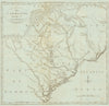 The Carolina’s, with part of Georgia—Revolutionary War—Gordon / Conder 1788 map