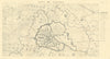 Vienna—Allied occupation control zones post World War 2 treaty map—HMSO 1946