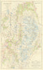 Massif / Tour du Mont-Blanc: Carte-itinéraires—hiking map—Charles Vallot 1938