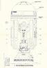 R2-D2 side elevation—Star Wars movie blueprint—20th Century Fox  1977 old map