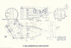 Millennium Falcon cockpit—Star Wars movie blueprint—20th Century Fox  1977 map
