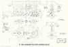 Millennium Falcon landing gear—Star Wars blueprint—20th Century Fox  1977 map