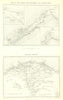 Antique maps of Alexandria & Lower Egypt, Nile Delta and Cairo—Swanston 1856