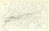 Central Chain of the Alps—Switzerland—Italy—Germany—Swanston 1856 old map